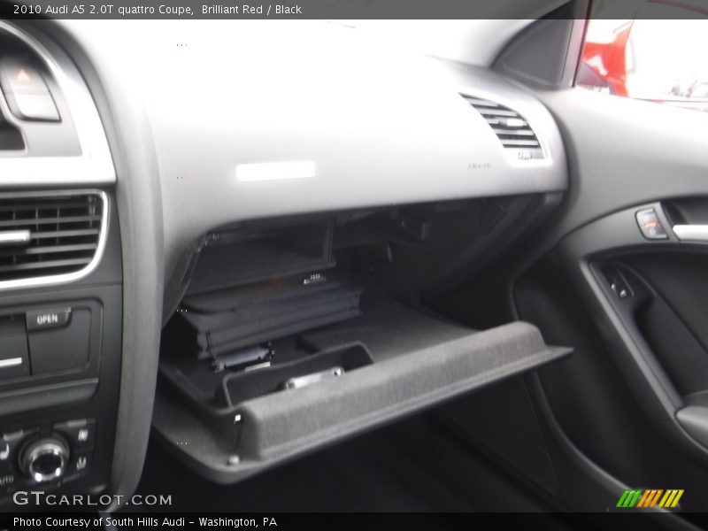 Brilliant Red / Black 2010 Audi A5 2.0T quattro Coupe