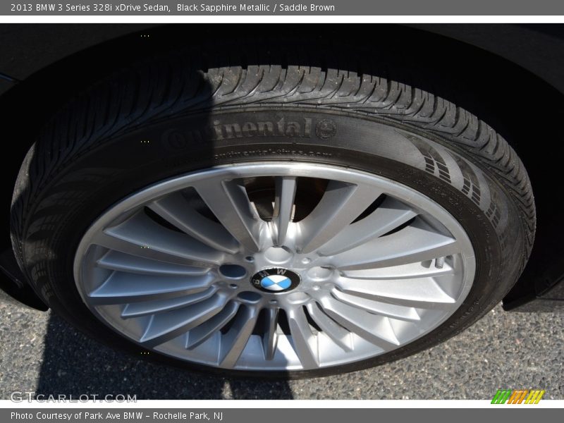 Black Sapphire Metallic / Saddle Brown 2013 BMW 3 Series 328i xDrive Sedan