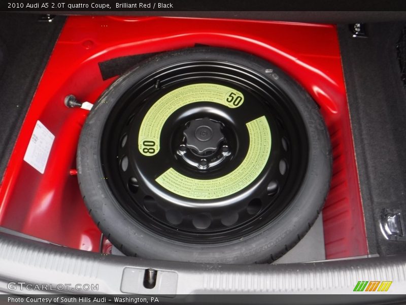 Brilliant Red / Black 2010 Audi A5 2.0T quattro Coupe