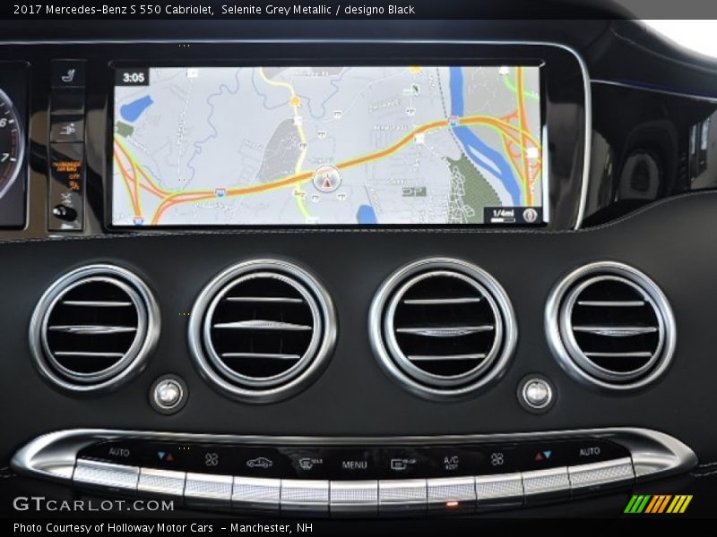 Navigation of 2017 S 550 Cabriolet