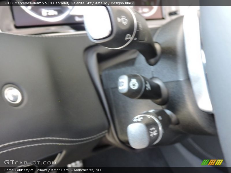 Selenite Grey Metallic / designo Black 2017 Mercedes-Benz S 550 Cabriolet