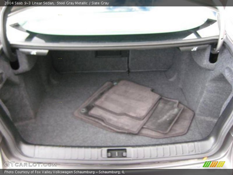 Steel Gray Metallic / Slate Gray 2004 Saab 9-3 Linear Sedan