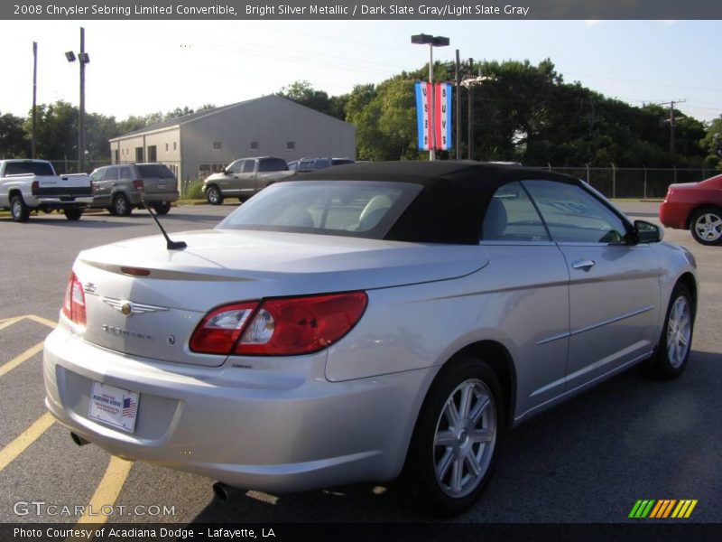 Bright Silver Metallic / Dark Slate Gray/Light Slate Gray 2008 Chrysler Sebring Limited Convertible