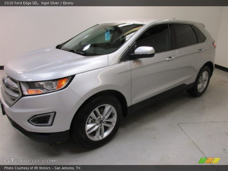 Ingot Silver / Ebony 2016 Ford Edge SEL