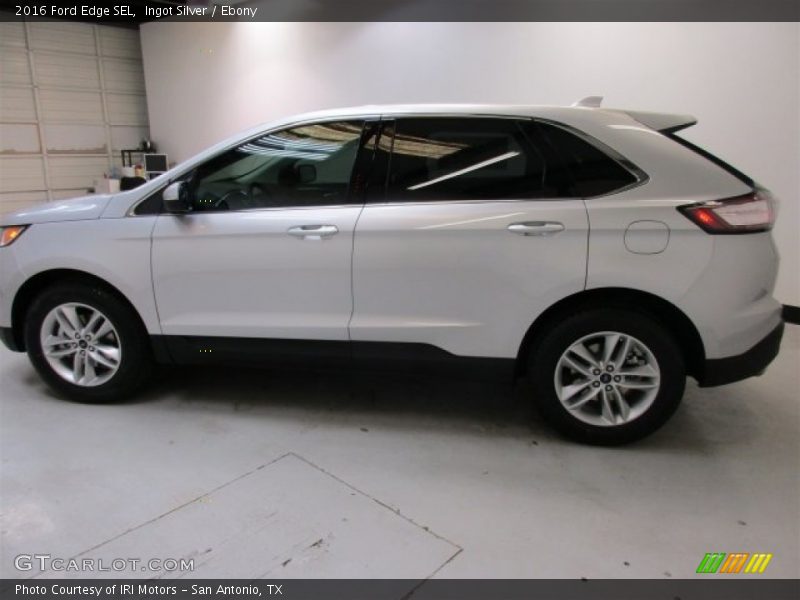 Ingot Silver / Ebony 2016 Ford Edge SEL