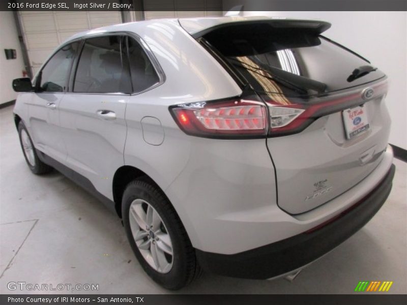 Ingot Silver / Ebony 2016 Ford Edge SEL