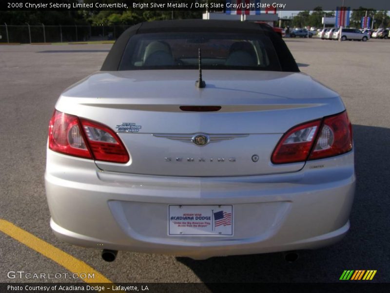 Bright Silver Metallic / Dark Slate Gray/Light Slate Gray 2008 Chrysler Sebring Limited Convertible