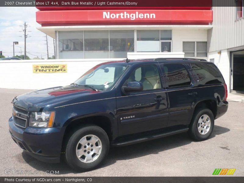 Dark Blue Metallic / Light Cashmere/Ebony 2007 Chevrolet Tahoe LT 4x4