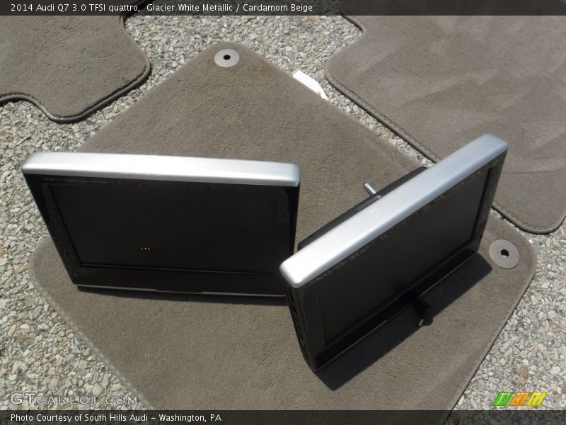 Glacier White Metallic / Cardamom Beige 2014 Audi Q7 3.0 TFSI quattro