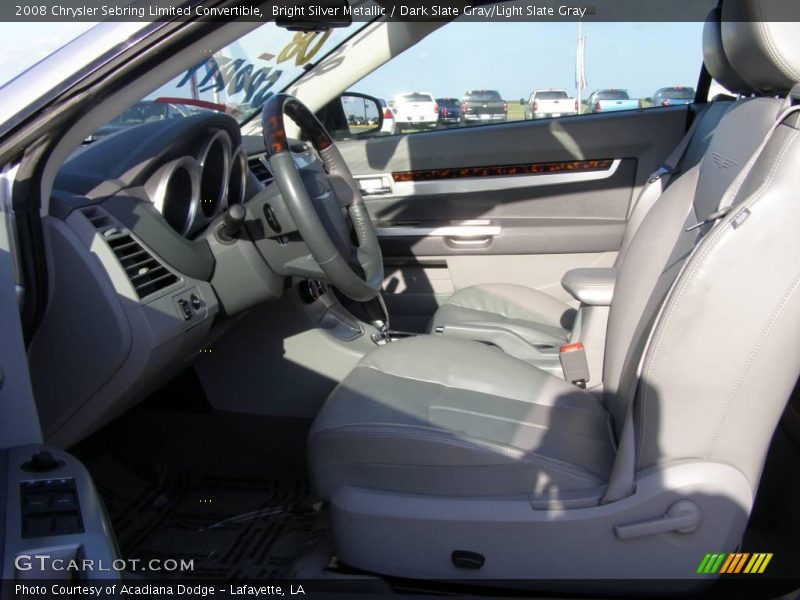 Bright Silver Metallic / Dark Slate Gray/Light Slate Gray 2008 Chrysler Sebring Limited Convertible