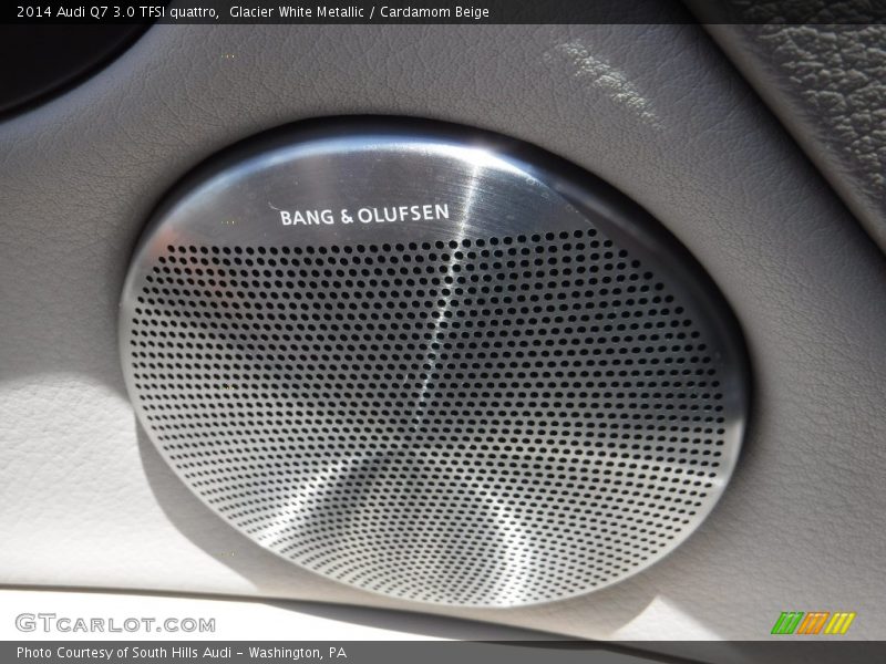 Glacier White Metallic / Cardamom Beige 2014 Audi Q7 3.0 TFSI quattro