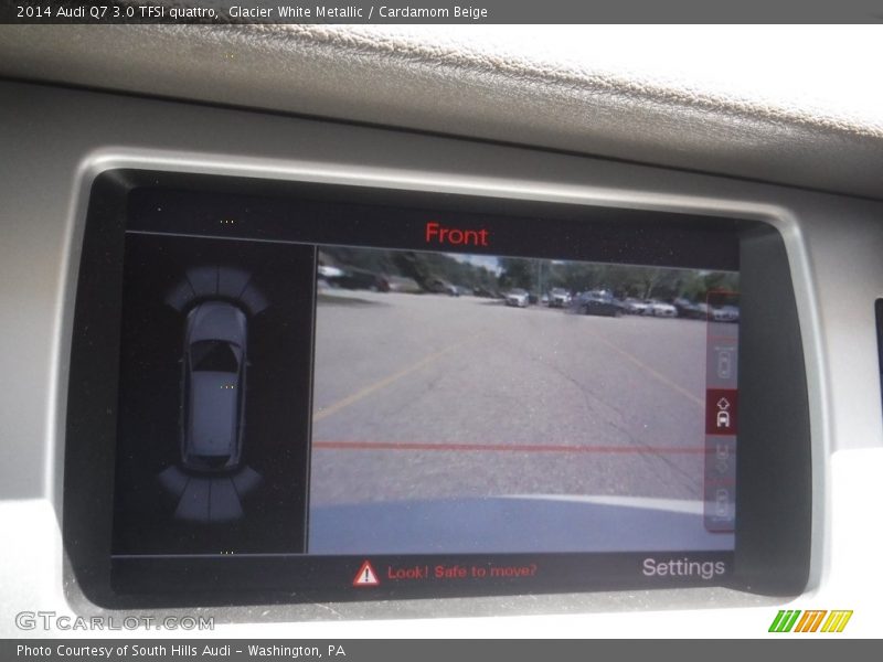 Glacier White Metallic / Cardamom Beige 2014 Audi Q7 3.0 TFSI quattro