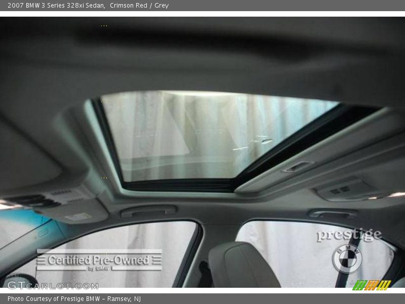 Crimson Red / Grey 2007 BMW 3 Series 328xi Sedan