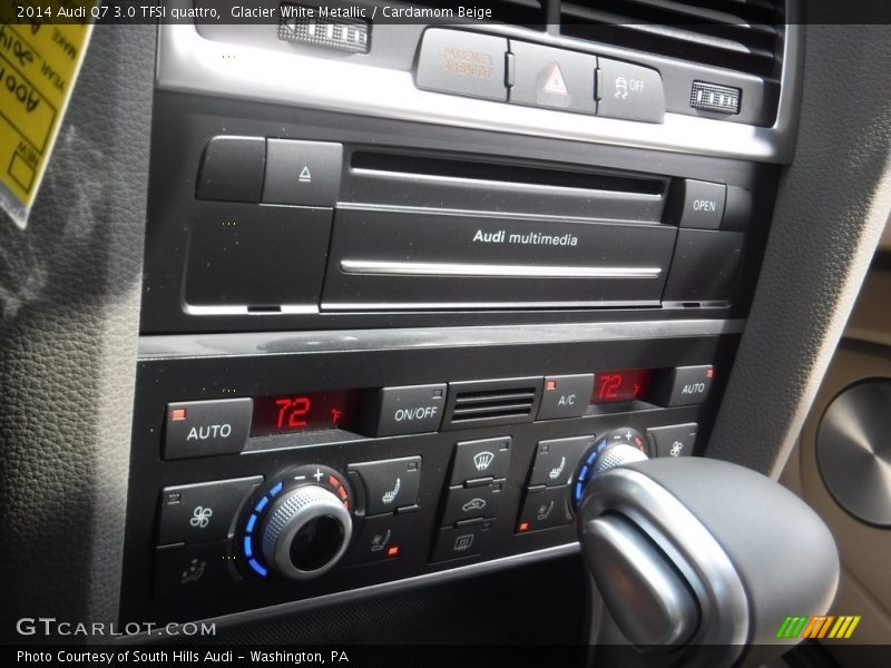 Glacier White Metallic / Cardamom Beige 2014 Audi Q7 3.0 TFSI quattro