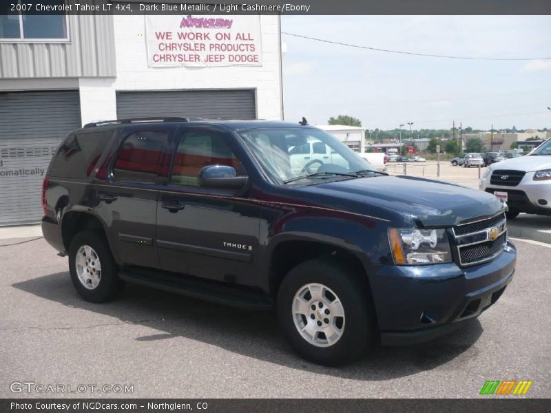 Dark Blue Metallic / Light Cashmere/Ebony 2007 Chevrolet Tahoe LT 4x4
