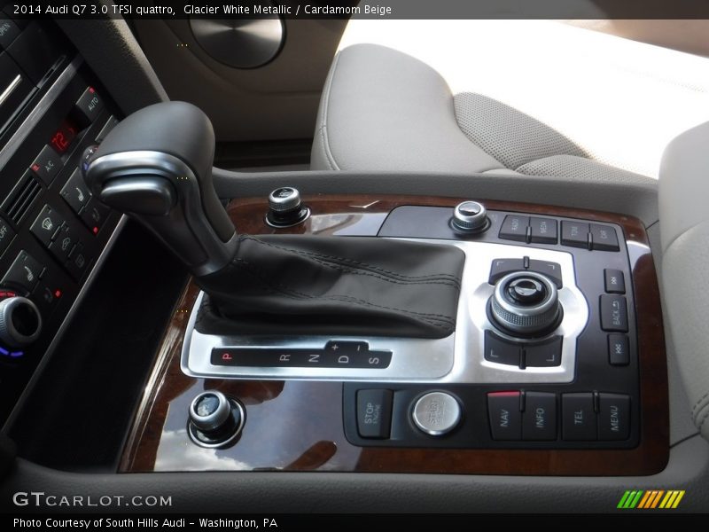 Glacier White Metallic / Cardamom Beige 2014 Audi Q7 3.0 TFSI quattro