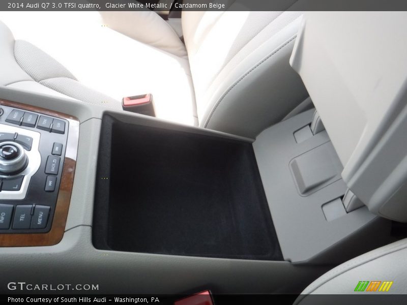 Glacier White Metallic / Cardamom Beige 2014 Audi Q7 3.0 TFSI quattro