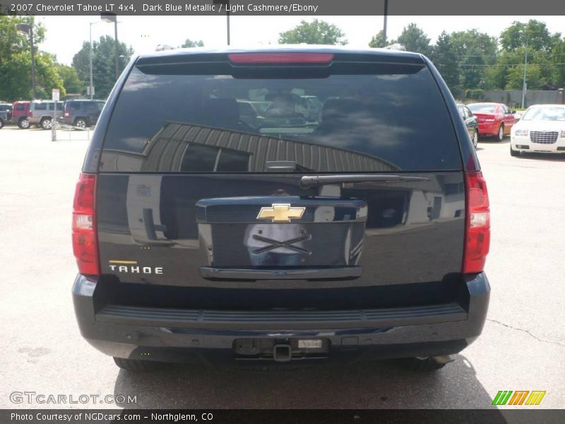 Dark Blue Metallic / Light Cashmere/Ebony 2007 Chevrolet Tahoe LT 4x4