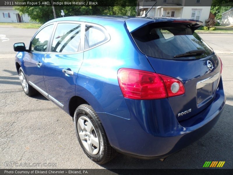 Indigo Blue Metallic / Black 2011 Nissan Rogue S AWD