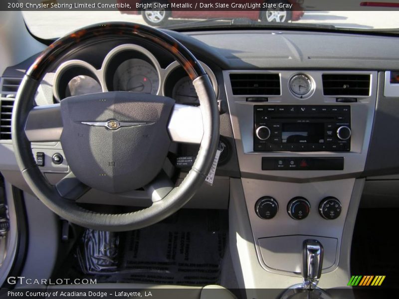 Bright Silver Metallic / Dark Slate Gray/Light Slate Gray 2008 Chrysler Sebring Limited Convertible