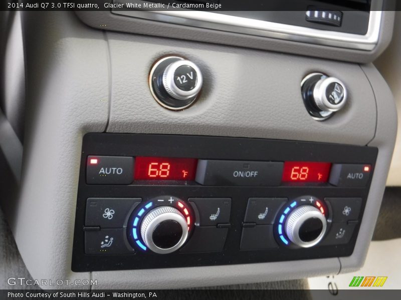 Glacier White Metallic / Cardamom Beige 2014 Audi Q7 3.0 TFSI quattro