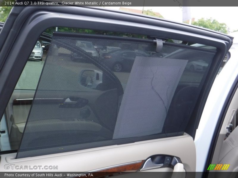 Glacier White Metallic / Cardamom Beige 2014 Audi Q7 3.0 TFSI quattro
