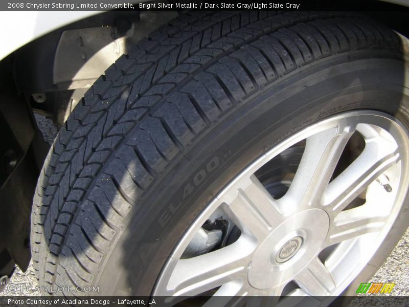 Bright Silver Metallic / Dark Slate Gray/Light Slate Gray 2008 Chrysler Sebring Limited Convertible