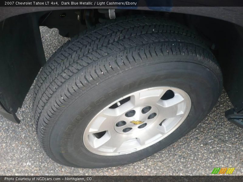 Dark Blue Metallic / Light Cashmere/Ebony 2007 Chevrolet Tahoe LT 4x4
