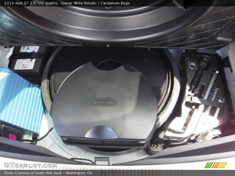 Glacier White Metallic / Cardamom Beige 2014 Audi Q7 3.0 TFSI quattro