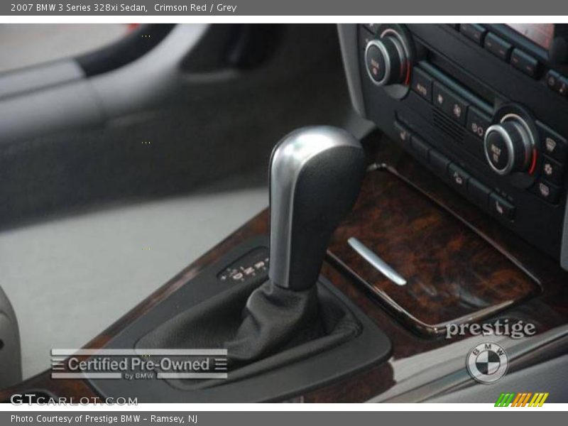 Crimson Red / Grey 2007 BMW 3 Series 328xi Sedan