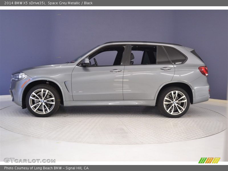 Space Grey Metallic / Black 2014 BMW X5 sDrive35i