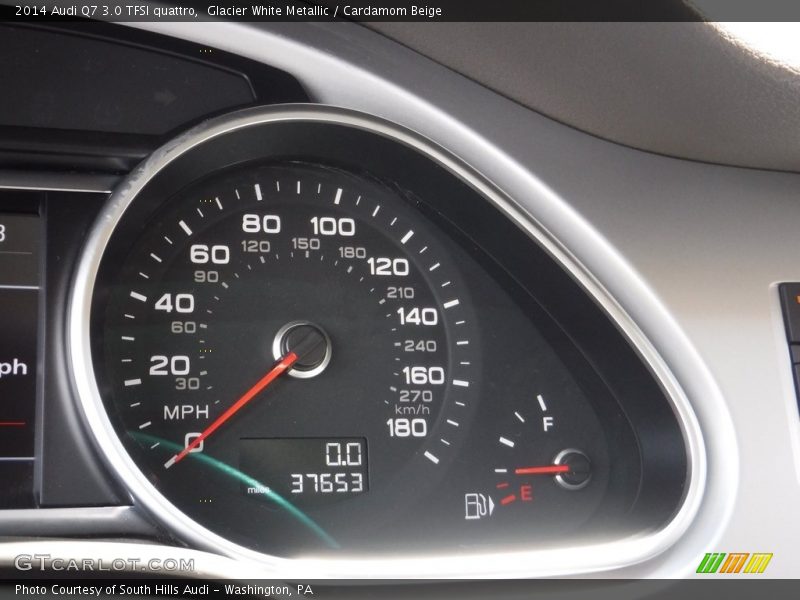 Glacier White Metallic / Cardamom Beige 2014 Audi Q7 3.0 TFSI quattro