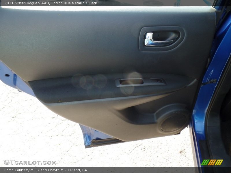 Indigo Blue Metallic / Black 2011 Nissan Rogue S AWD