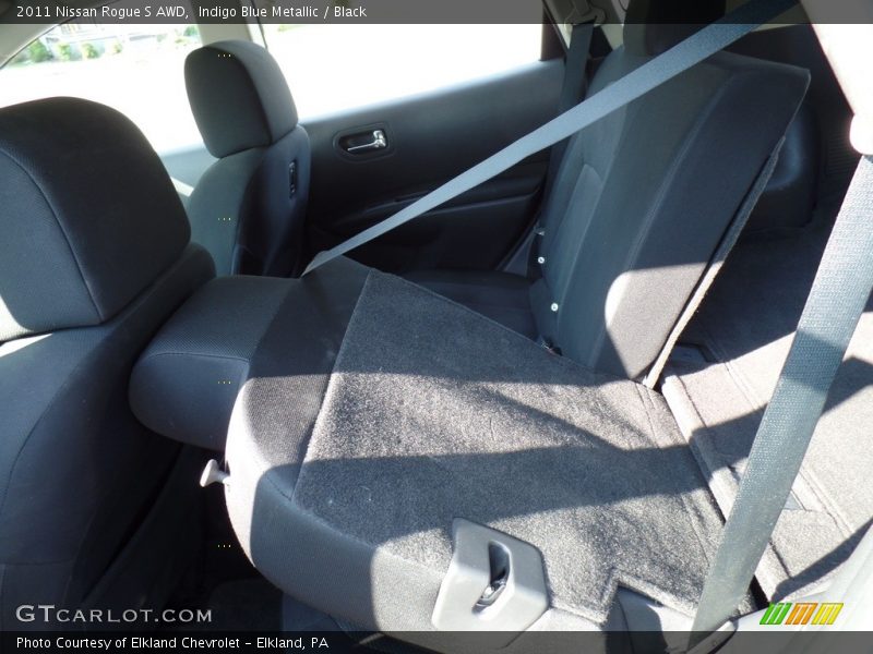 Indigo Blue Metallic / Black 2011 Nissan Rogue S AWD