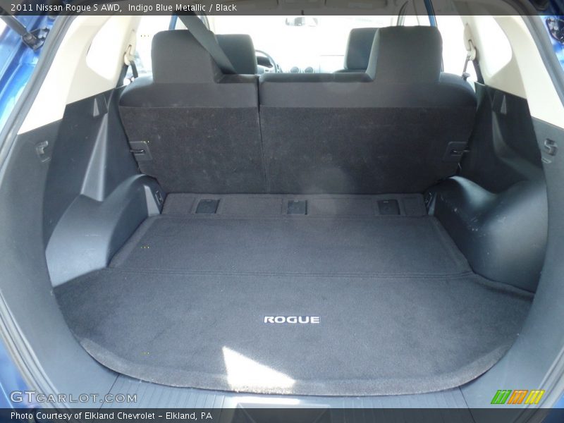 Indigo Blue Metallic / Black 2011 Nissan Rogue S AWD