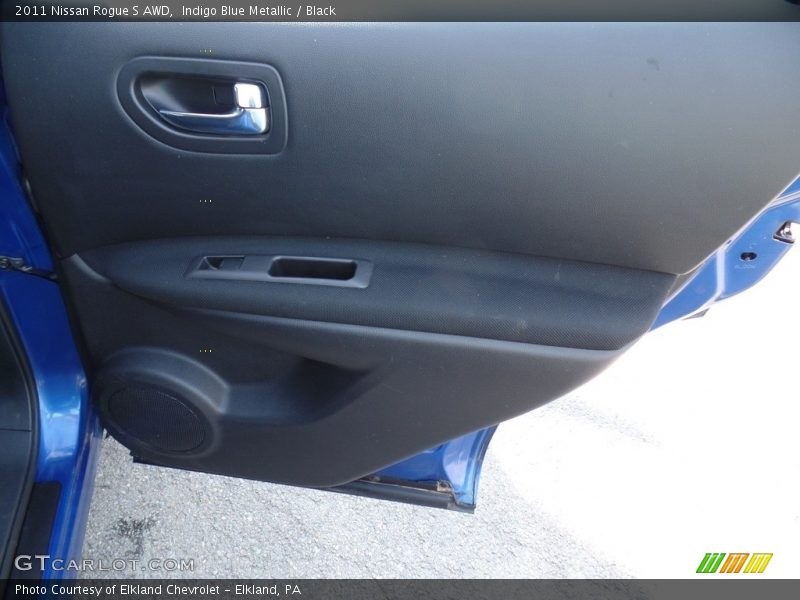 Indigo Blue Metallic / Black 2011 Nissan Rogue S AWD