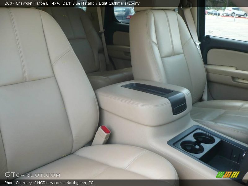 Dark Blue Metallic / Light Cashmere/Ebony 2007 Chevrolet Tahoe LT 4x4