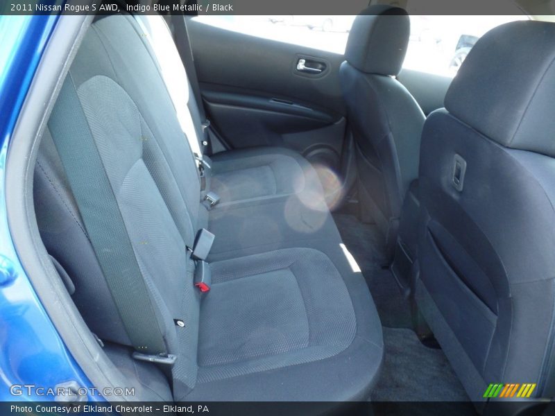 Indigo Blue Metallic / Black 2011 Nissan Rogue S AWD