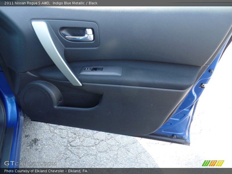 Indigo Blue Metallic / Black 2011 Nissan Rogue S AWD