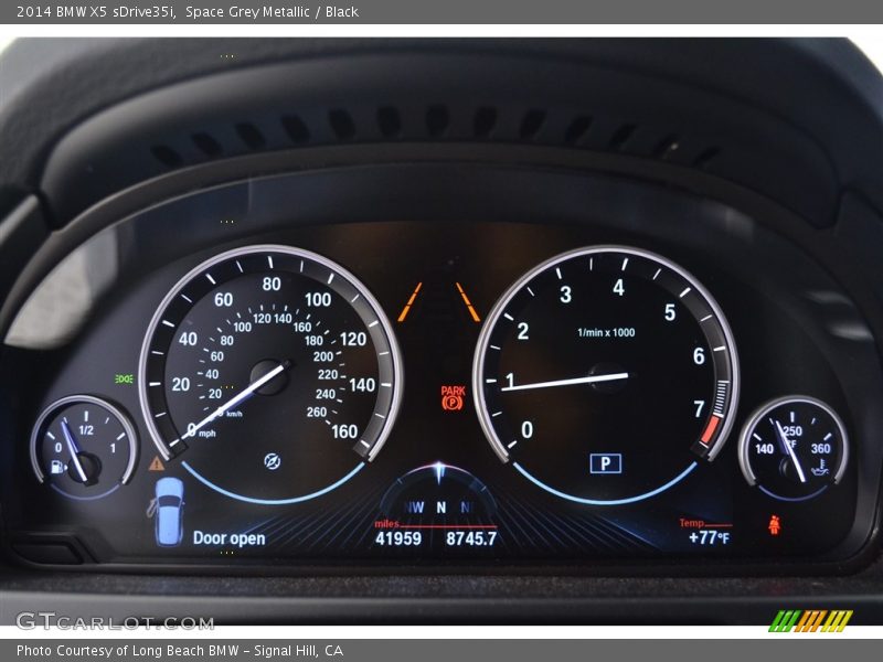 Space Grey Metallic / Black 2014 BMW X5 sDrive35i