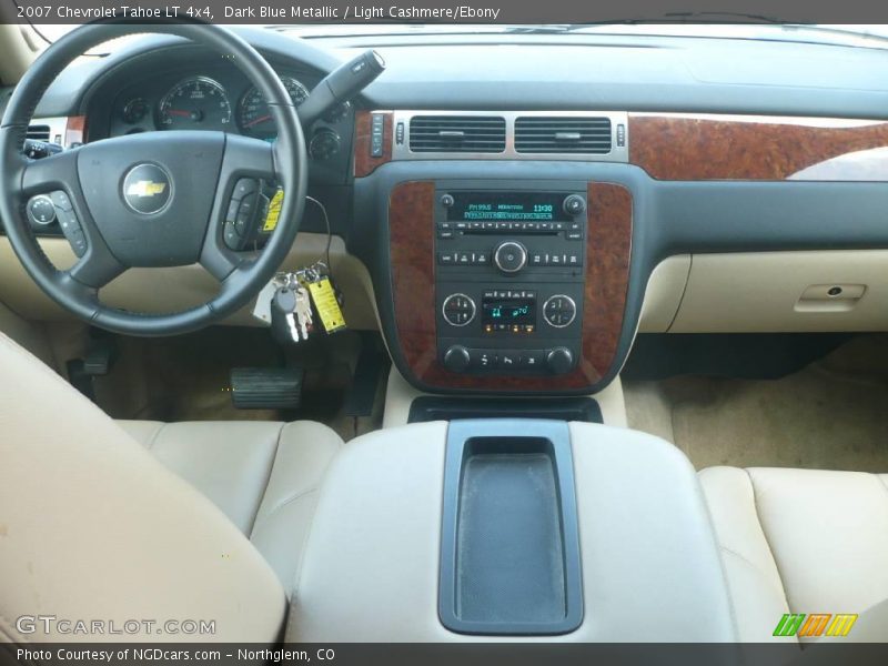 Dark Blue Metallic / Light Cashmere/Ebony 2007 Chevrolet Tahoe LT 4x4
