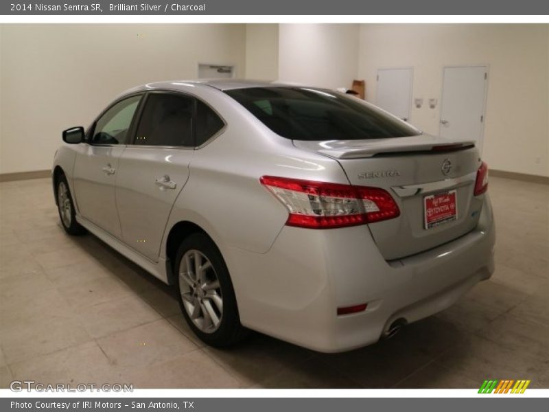 Brilliant Silver / Charcoal 2014 Nissan Sentra SR