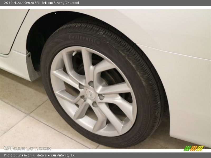 Brilliant Silver / Charcoal 2014 Nissan Sentra SR