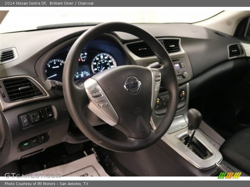 Brilliant Silver / Charcoal 2014 Nissan Sentra SR