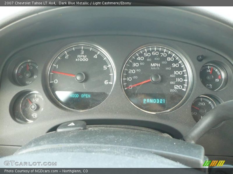Dark Blue Metallic / Light Cashmere/Ebony 2007 Chevrolet Tahoe LT 4x4