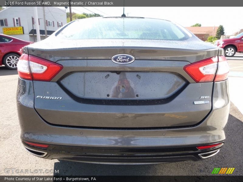 Magnetic Metallic / Charcoal Black 2016 Ford Fusion SE AWD