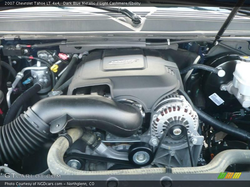 Dark Blue Metallic / Light Cashmere/Ebony 2007 Chevrolet Tahoe LT 4x4