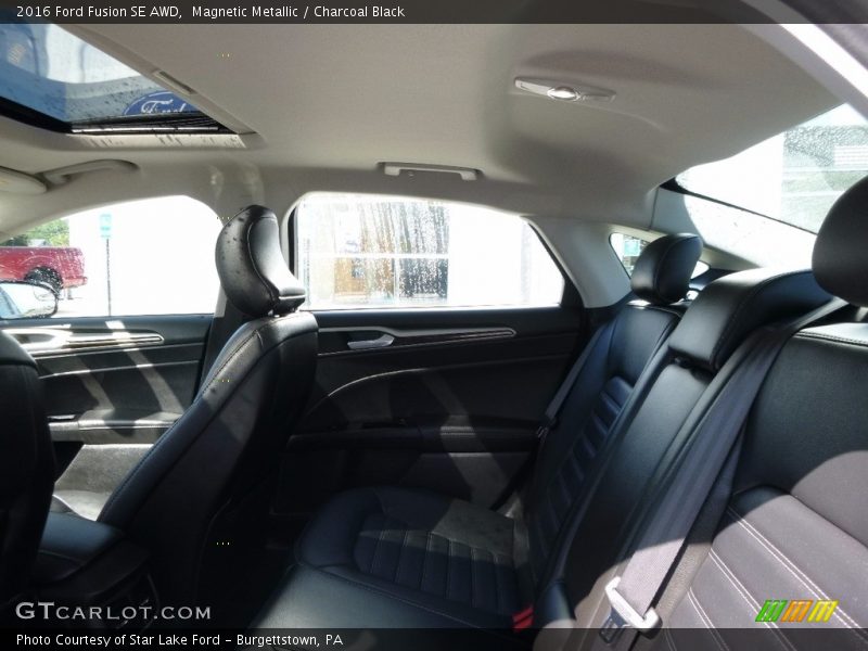 Magnetic Metallic / Charcoal Black 2016 Ford Fusion SE AWD