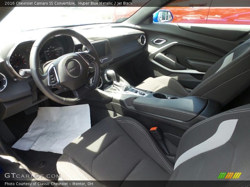 Hyper Blue Metallic / Jet Black 2016 Chevrolet Camaro SS Convertible
