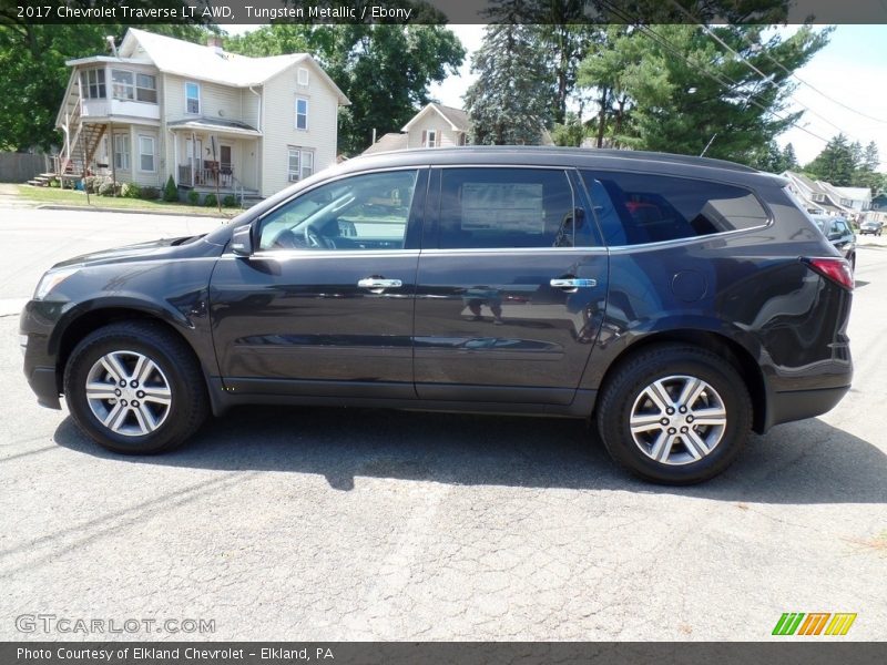 Tungsten Metallic / Ebony 2017 Chevrolet Traverse LT AWD